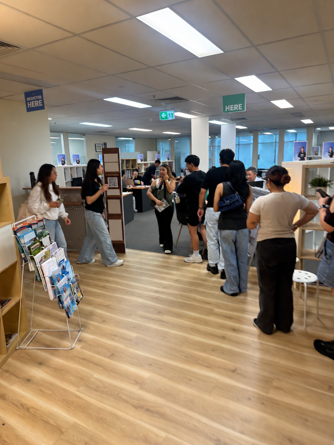 JobFlatmate Participants gathering at the Interview Day venue